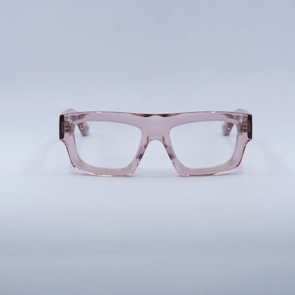 ?️ New Gucci GG1926S 015 Sunglasses - Transparent Pink Frame, Clear Lenses main image 5